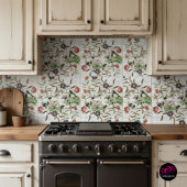 Moderne Vintage französische Bienen & Blume Fliese