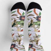 Moderne Vintage französische Bienen & Blume Socken (Oben)