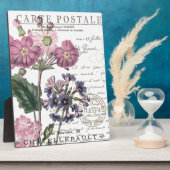 moderne Vintage französische Blüte Fotoplatte (Seite)