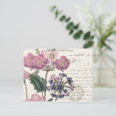 moderne Vintage französische Blüte Postkarte (Stehend Vorderseite)