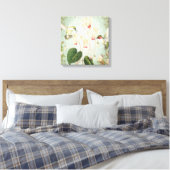 Moderne Vintage französische Hummingvögel Leinwanddruck (Insitu (Schlafzimmer))