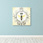 moderne Vintage französische Königin Leinwanddruck (Insitu (Holzboden))