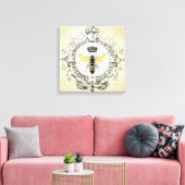 moderne Vintage französische Königin Leinwanddruck (Insitu (Wohnzimmer))