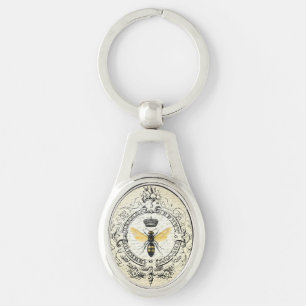 moderne Vintage französische Königin Schlüsselanhänger