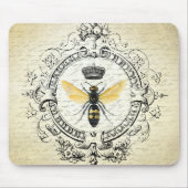moderne Vintage französische Königinbiene Mousepad (Vorne)