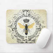 Moderne Vintage französische Königinbiene Mousepad (Mit Mouse)