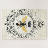 MODERNE VINTAGE französische Königinbiene Puzzle (Horizontal)
