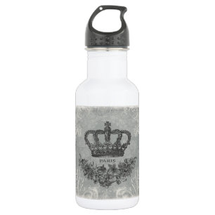 moderne Vintage französische Krone Edelstahlflasche