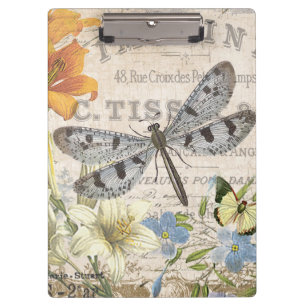 moderne vintage französische Libelle Klemmbrett