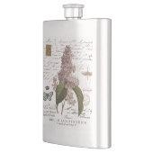 moderne Vintage französische Lilacs Flachmann (Links)