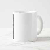 moderne Vintage französische Lilie Jumbo-Tasse (Vorderseite Rechts)