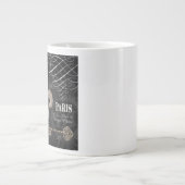 moderne Vintage französische Lilie Jumbo-Tasse (Vorderseite)