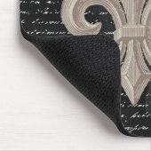 moderne Vintage französische Lilie Mousepad (Ecke)