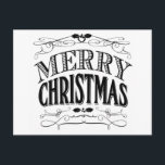 moderne Vintage frohe Weihnachten<br><div class="desc">moderne Vintage frohe Weihnachten</div>