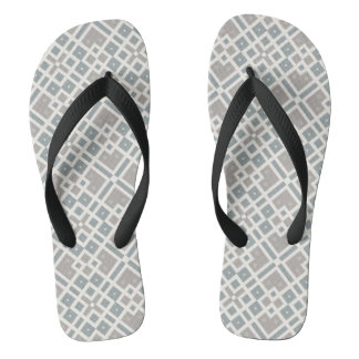 Moderne Vintage-Geometrie Badesandalen