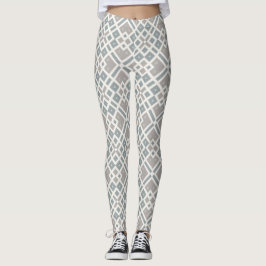 Moderne Vintage-Geometrie Leggings