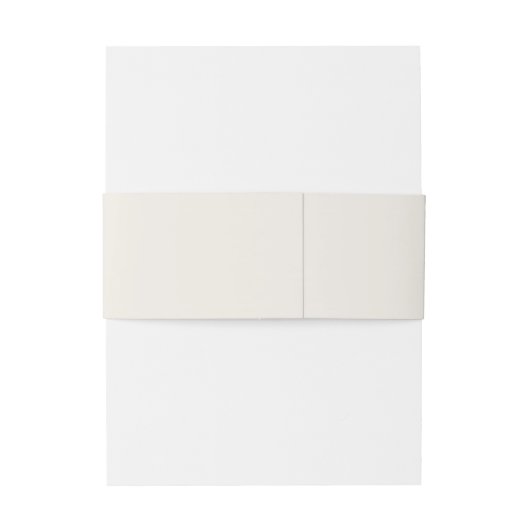 Moderne Vintage Goldmonogramm-Hochzeit Einladungsbanderole (Rückseitenbeispiel)