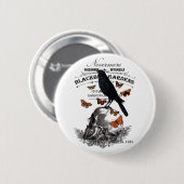 moderne Vintage Halloween Crop and Skull Button (Vorne & Hinten)