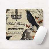 moderne Vintage Halloween Crop and Skull Mousepad (Mit Mouse)