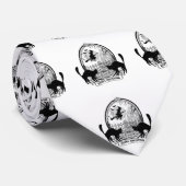moderne Vintage Halloween-Hexe Krawatte (Gerollt)