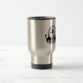 moderne Vintage Halloween-Hexe Reisebecher (Mittel)