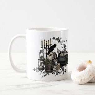 Moderne vintage Halloween HEXENGEBRÄU Kaffeetasse