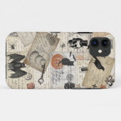 Moderne Vintage Halloween-Postkarten Case-Mate iPhone Hülle (Rückseite (Horizontal))