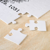 moderne Vintage Halloweenkrähe und -schädel Puzzle (Seite)