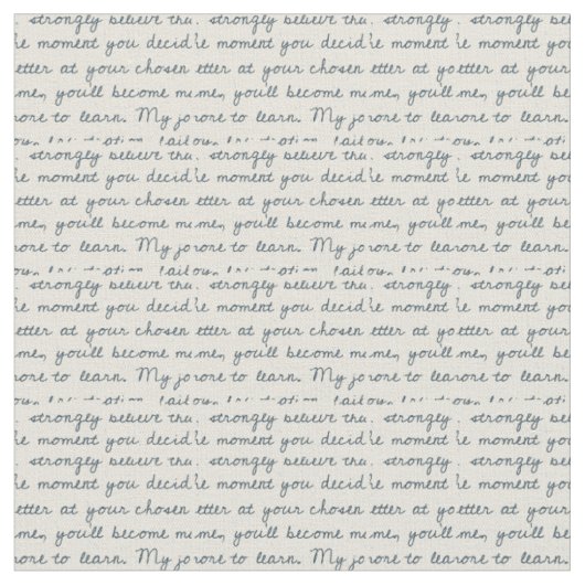 Moderne Vintage-Hintergrund mit Skripttext Stoff (Nahaufnahme)