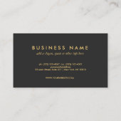 Moderne Vintage hölzerne Planken-generische Visitenkarte (Rückseite)