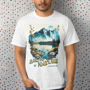 Moderne Vintage-Illustration Cooler Texteffekt Wei T-Shirt