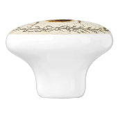 Moderne Vintage Königin Bee Keramikknauf (Seitenansicht)