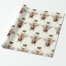 Moderne Vintage Königin Been Crown Gold Brown