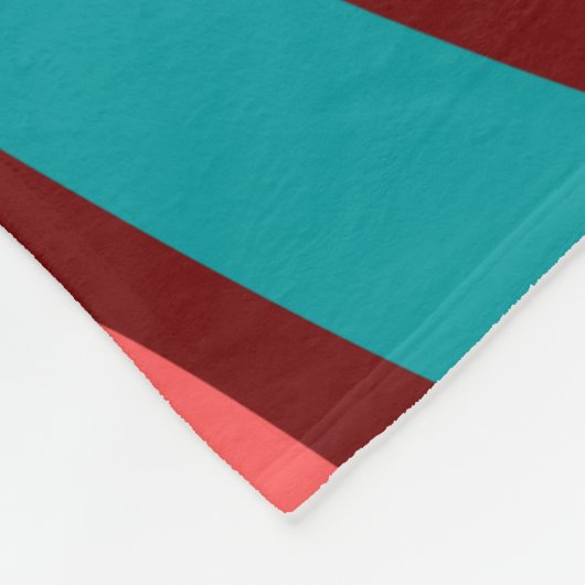 Moderne, Vintage Kontraste Fleecedecke (Ecke)