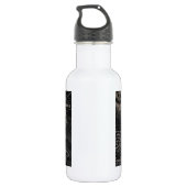 moderne Vintage Lilie Trinkflasche (Rückseite)