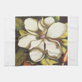 moderne Vintage Magnolie Geschirrtuch (Horizontal)