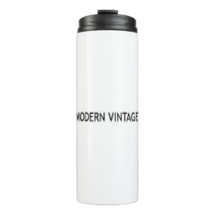 Moderne Vintage-Pixel-Stilphrase Thermosbecher