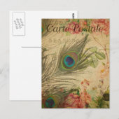 Moderne Vintage Postkarte (Vorne/Hinten)