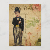 Moderne Vintage Postkarte (Vorderseite)