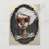 Moderne Vintage Postkarte (Vorderseite)