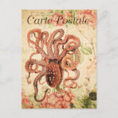 Moderne Vintage Postkarte (Vorderseite)