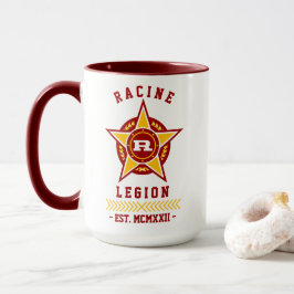 Moderne Vintage Racine Legion Est. Tasse