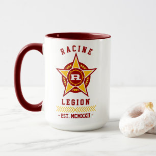 Moderne Vintage Racine Legion Est. Tasse