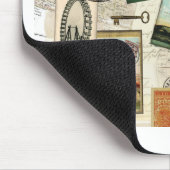 Moderne Vintage Reise Mousepad (Ecke)