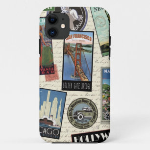 moderne Vintage-Reise USA Case-Mate iPhone Hülle