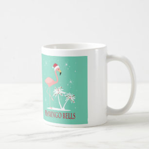 MODERNE VINTAGE RETRO WEIHNACHTEN FLAMINGO KAFFEETASSE