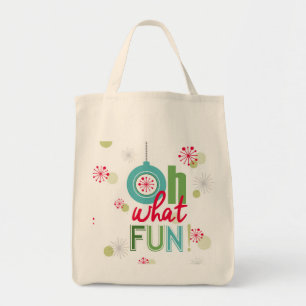 moderne vintage retro-Weihnachts-Typografie-Phrase Tragetasche