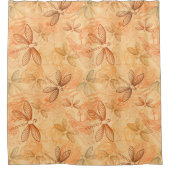 moderne Vintage Schmetterlinge Duschvorhang (Vorderseite)