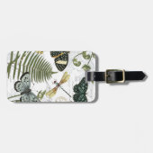 moderne Vintage Schmetterlinge und Libellen Gepäckanhänger (Vorderseite horizontal)