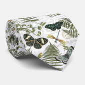 moderne Vintage Schmetterlinge und Libellen Krawatte (Gerollt)